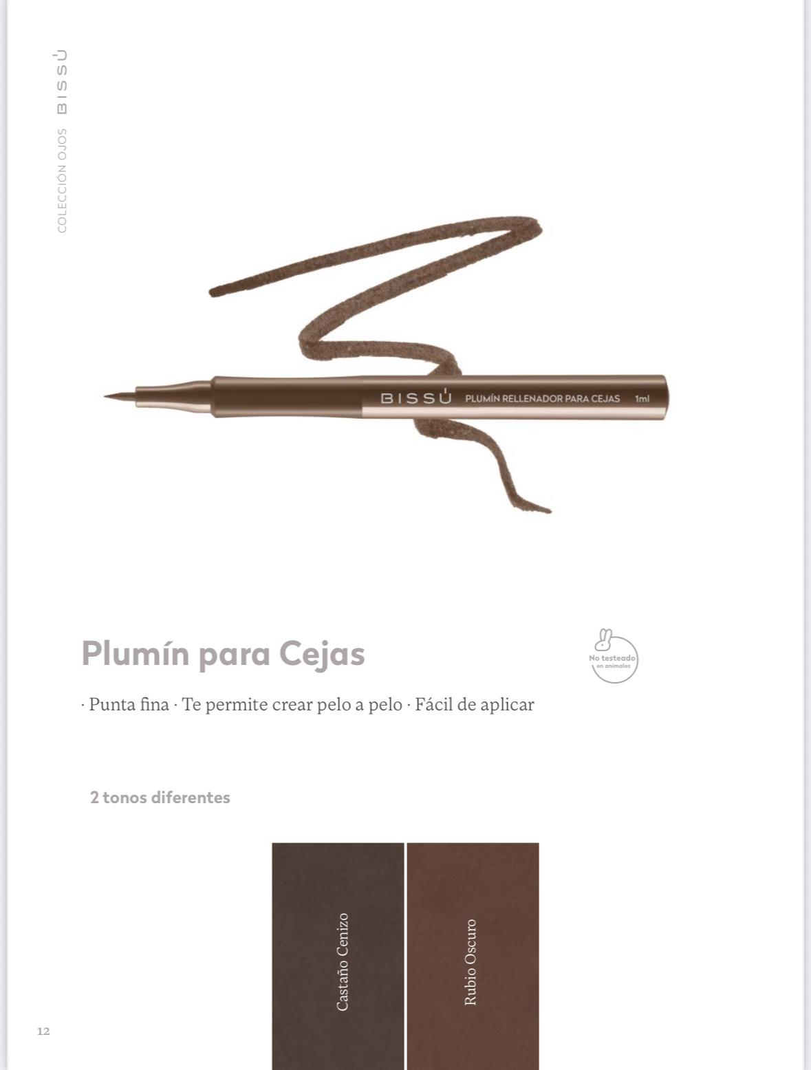 Plumín Delineador Para Ojos Mate Bissu