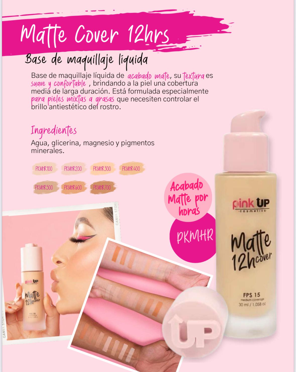 Matte Cover 12hrs Base de maquillaje Liquida